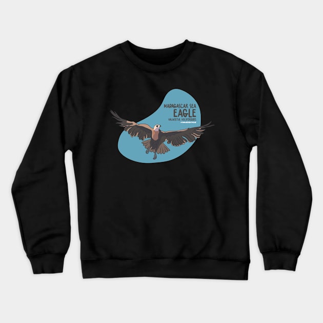 The Madagascar Sea Eagle Crewneck Sweatshirt by Gernatatiti